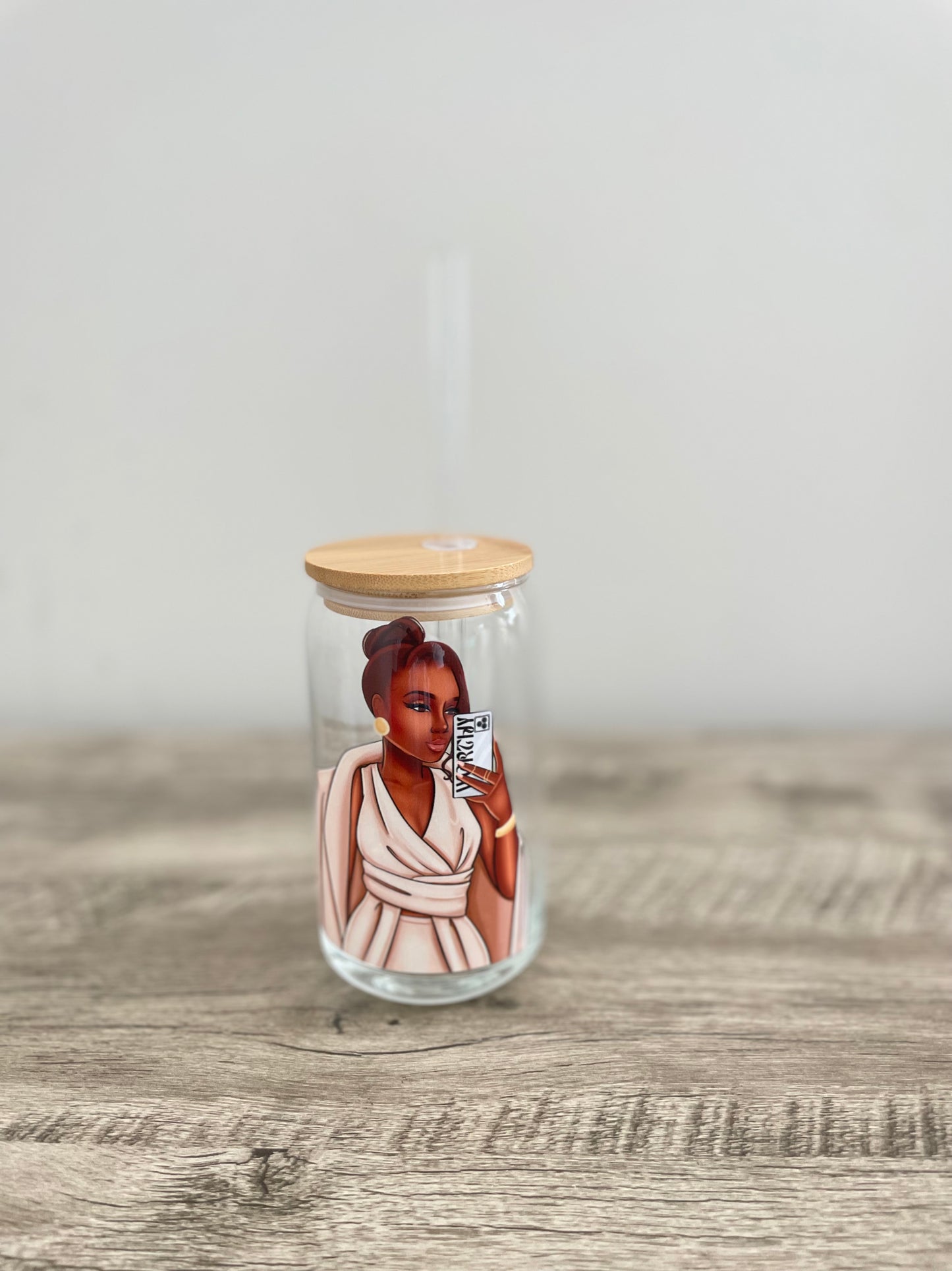 Empowering It Girl Glass Cup