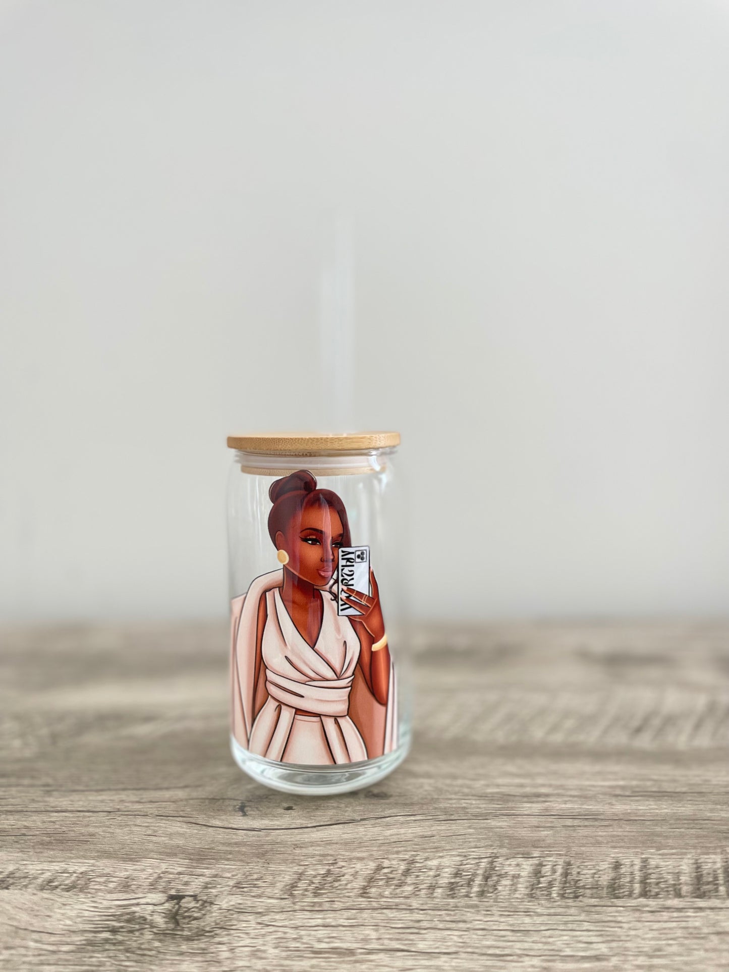 Empowering It Girl Glass Cup