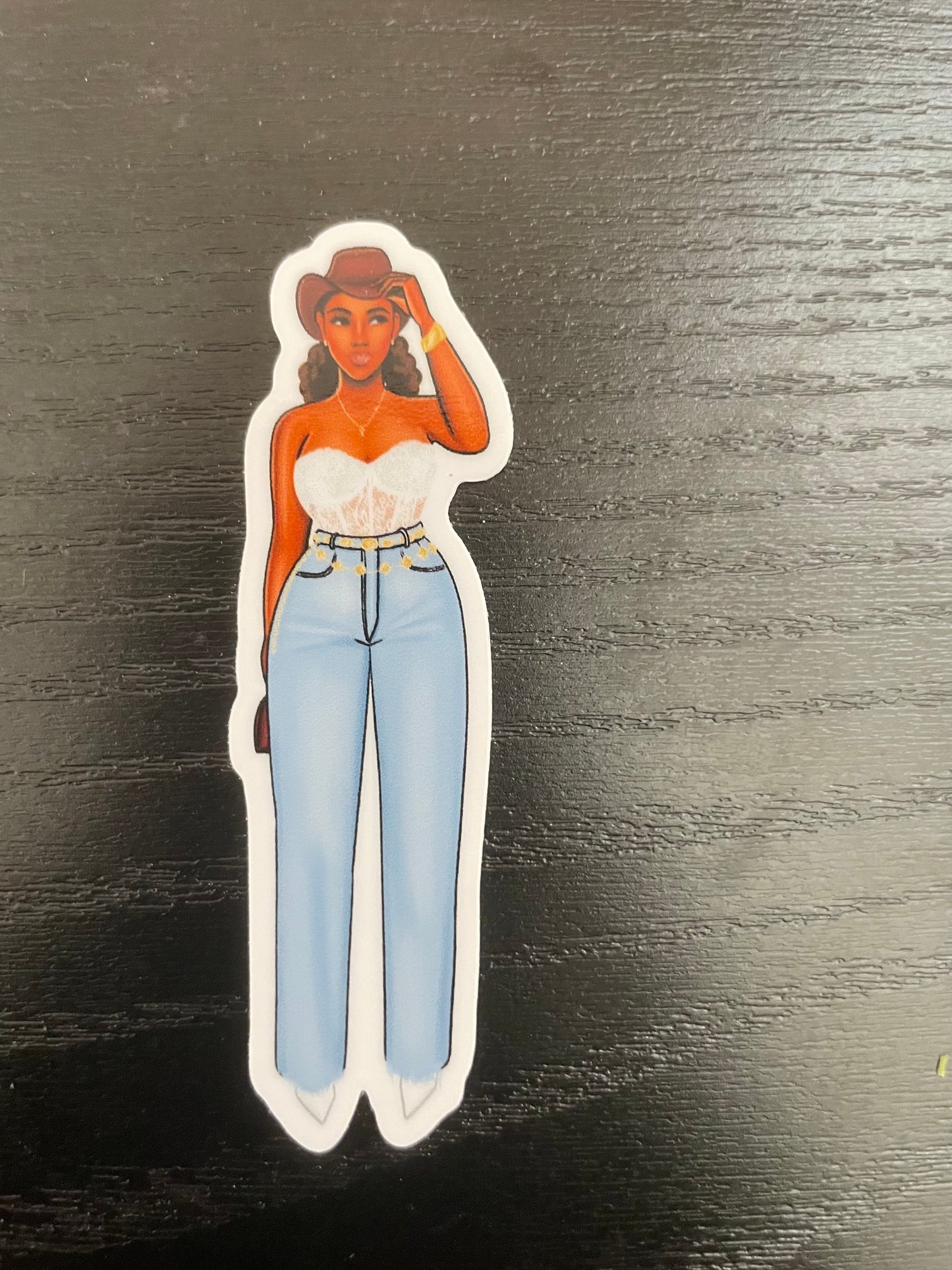 Cowgirl It Girl Sticker
