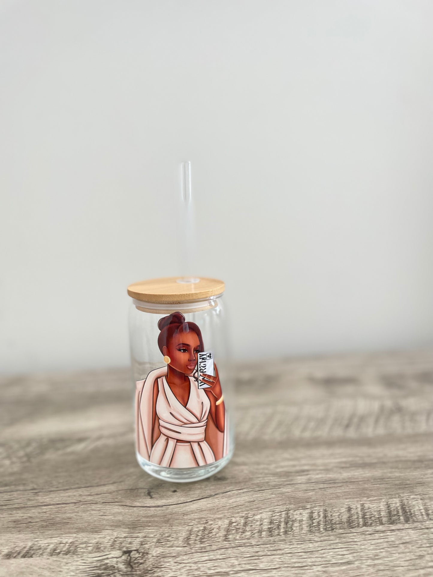 Empowering It Girl Glass Cup