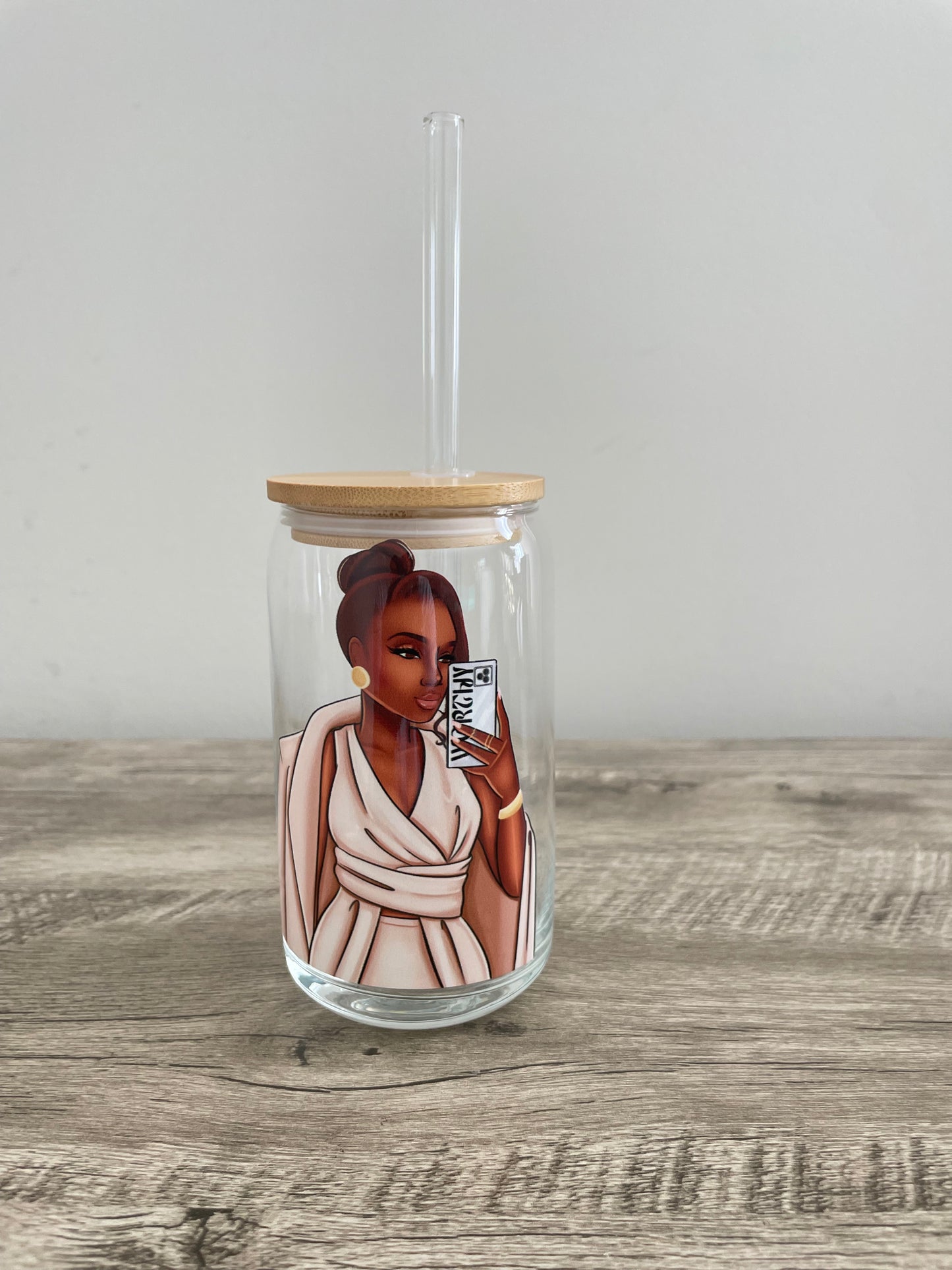 Empowering It Girl Glass Cup