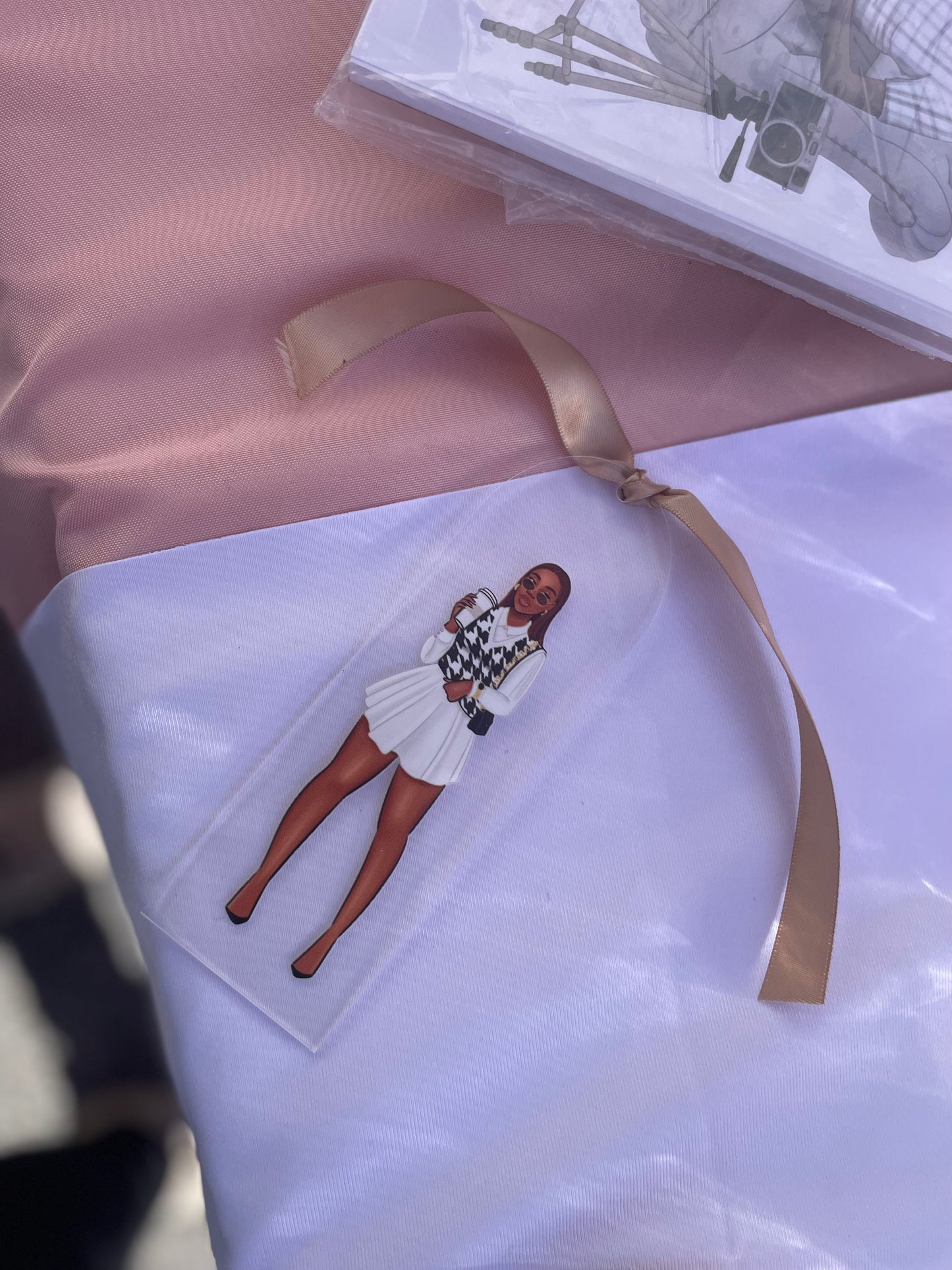 Coffee Chic It Girl - Acrylic Bookmark