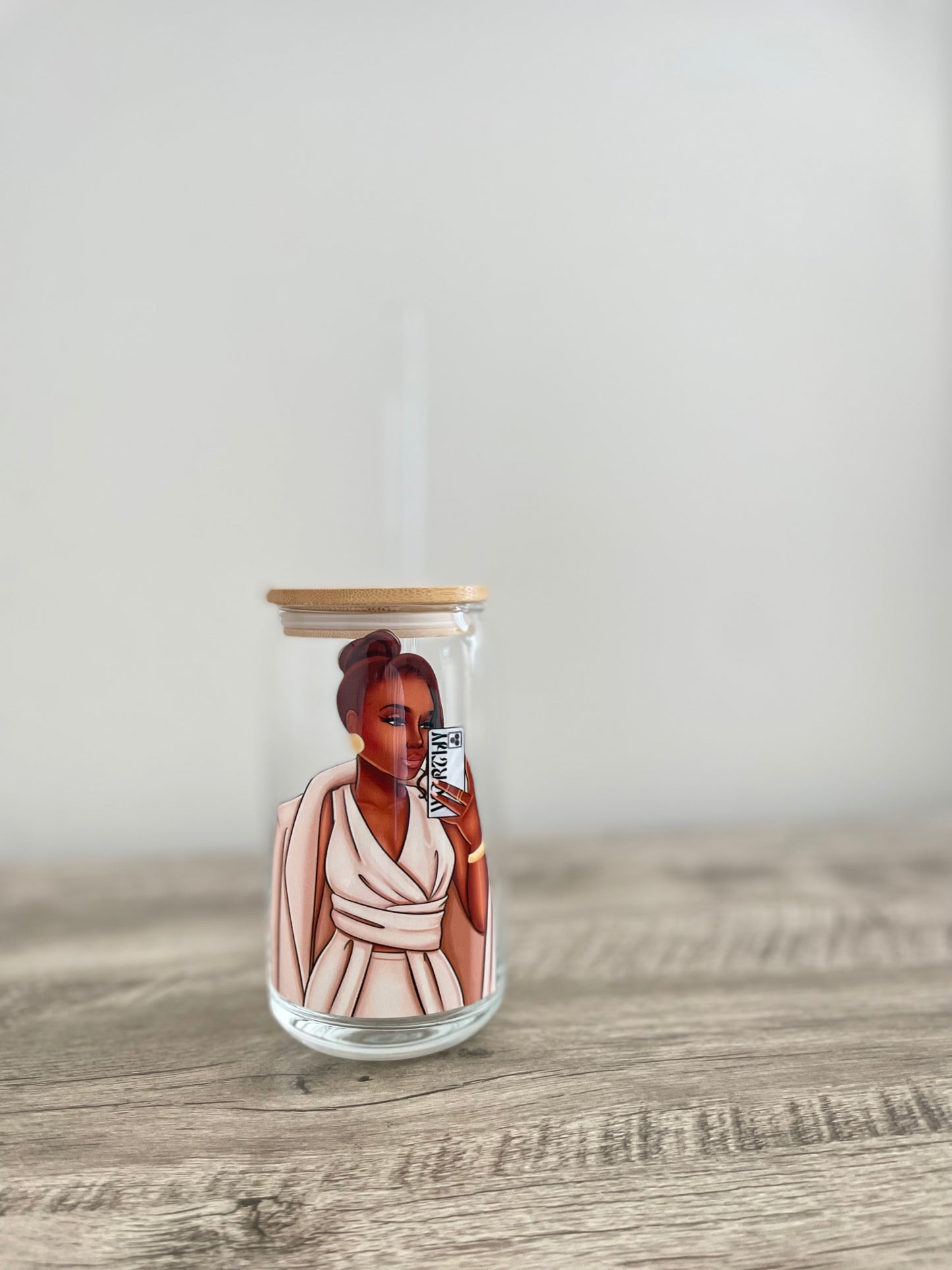 Empowering It Girl Glass Cup