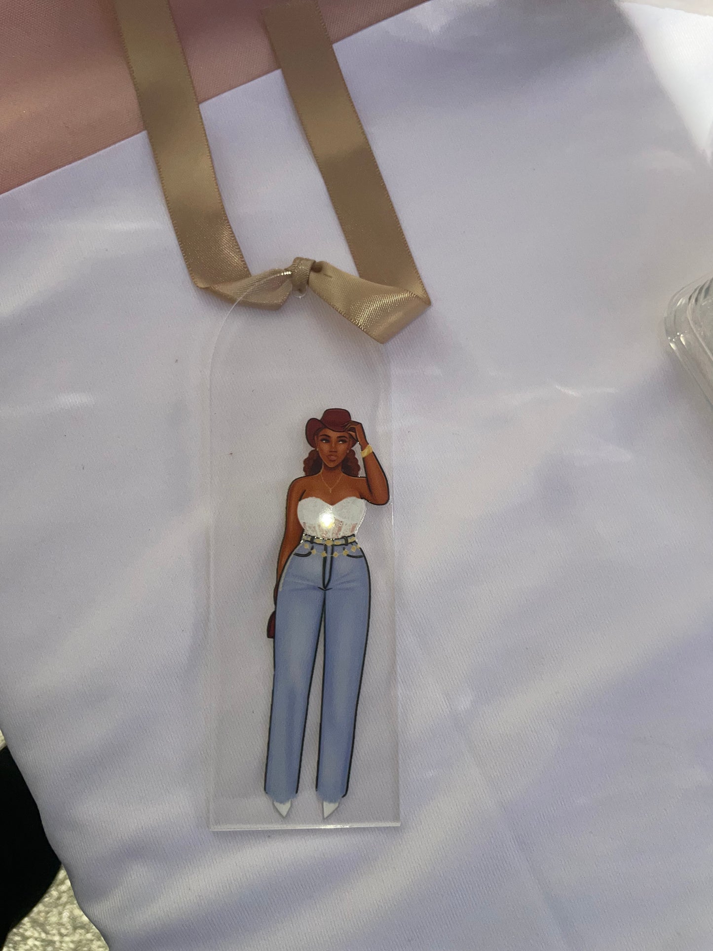 Cowgirl It Girl - Acrylic Bookmark