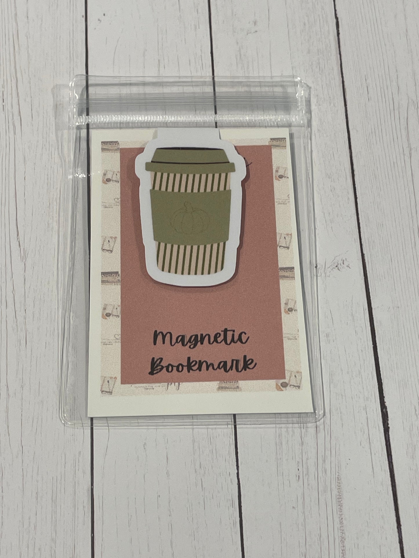 Coffee Cup Magnetic Bookmark