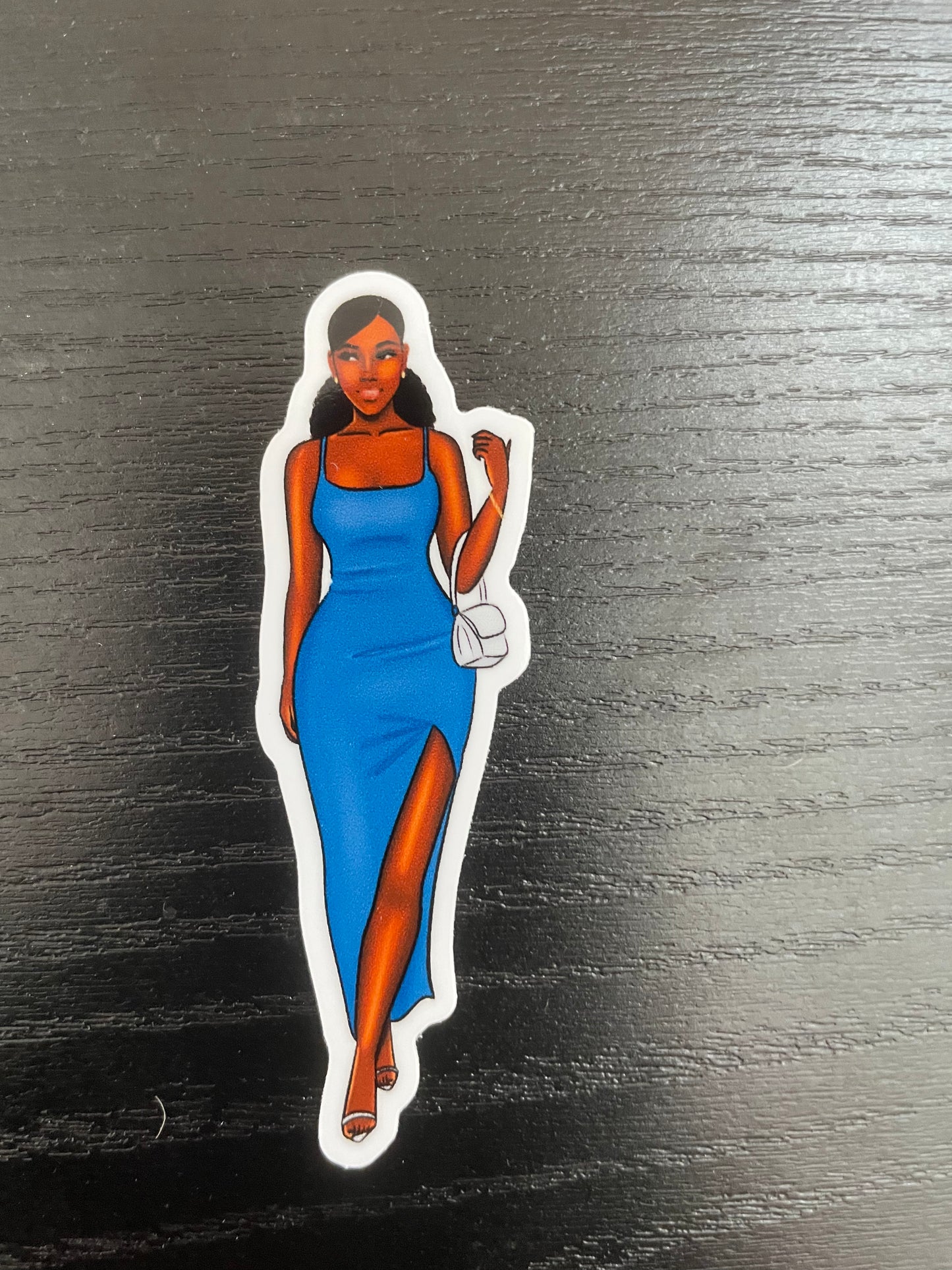 Blue Maxi It Girl Sticker