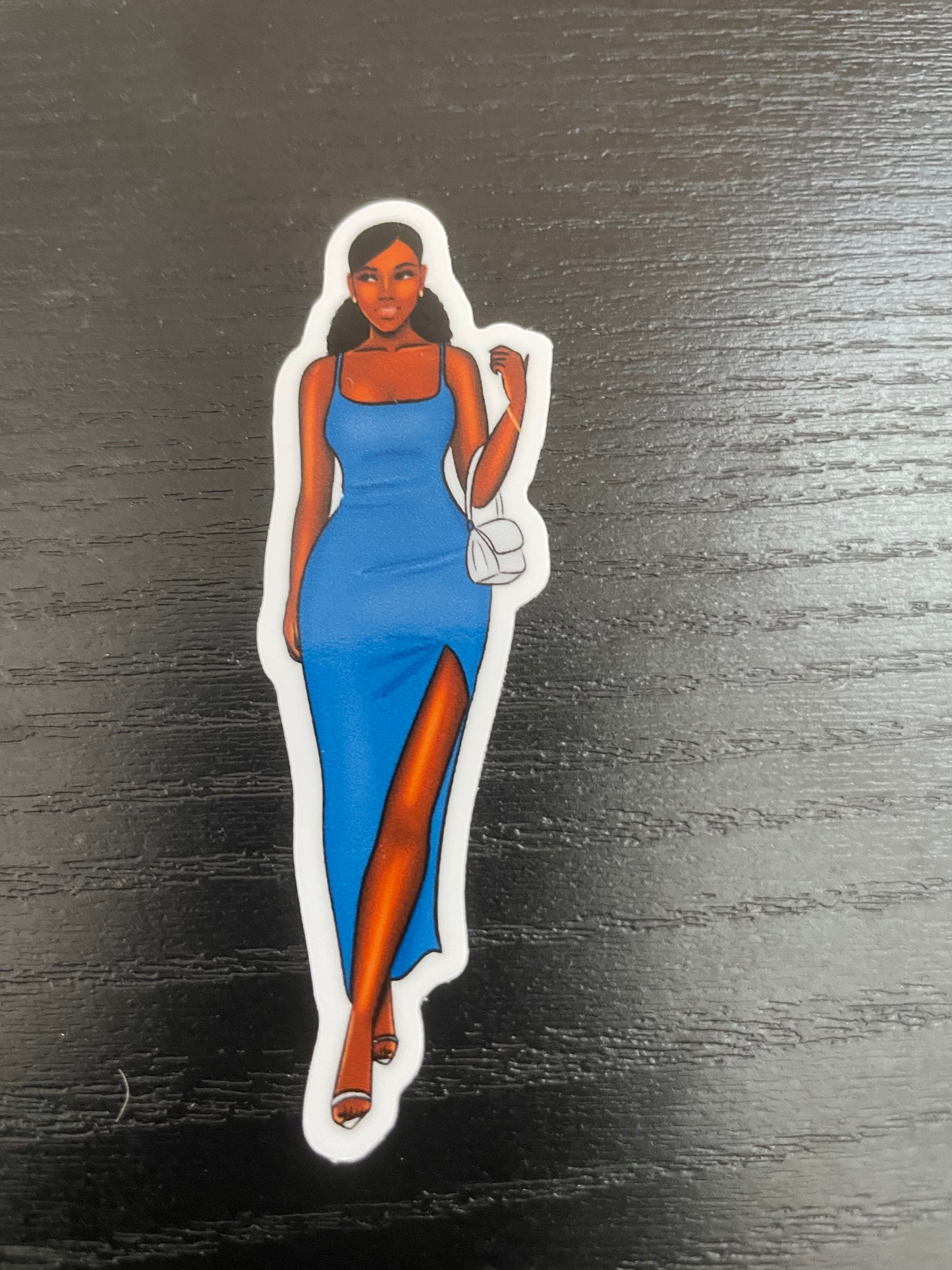Blue Maxi It Girl Sticker