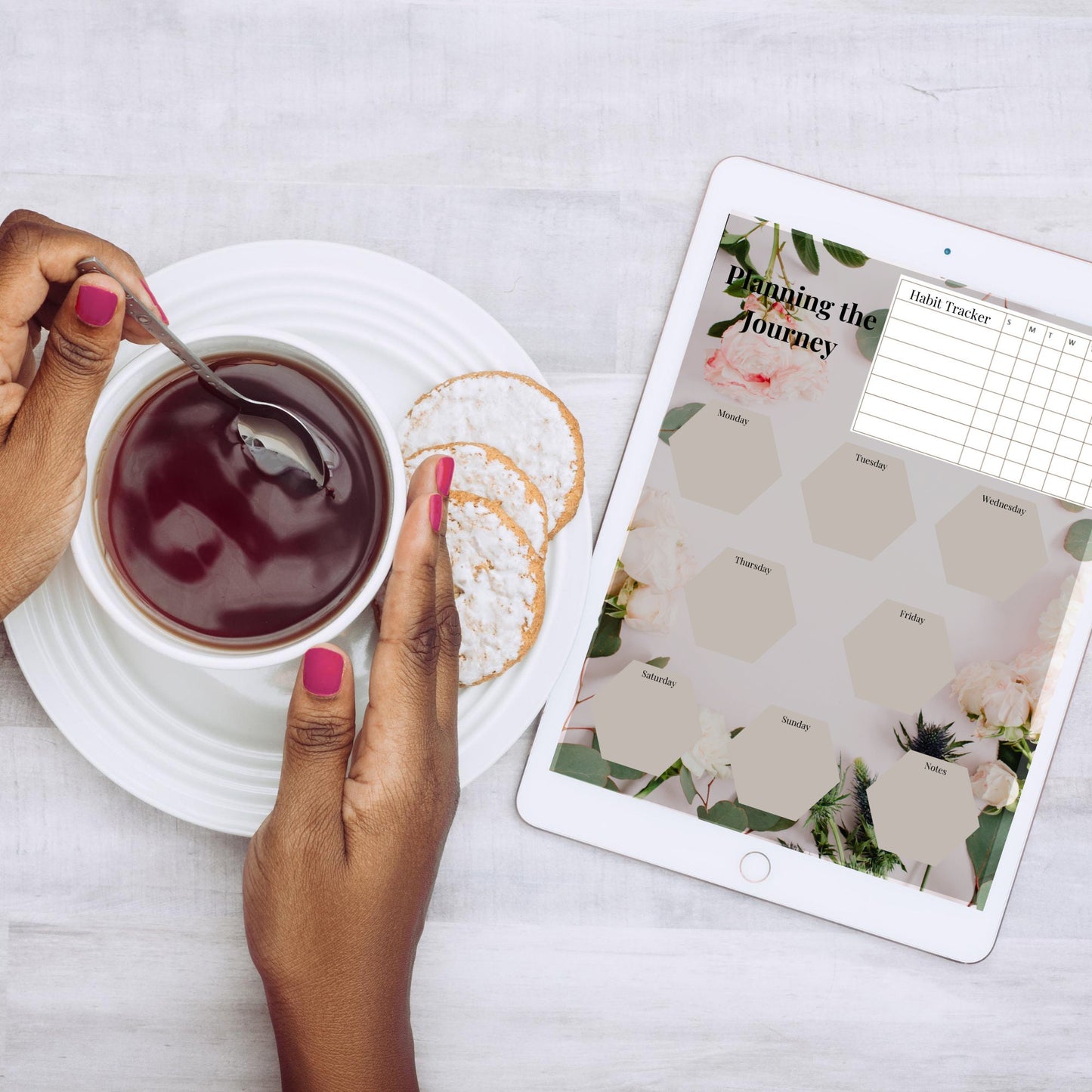 Floral Weekly Planner Digital Download