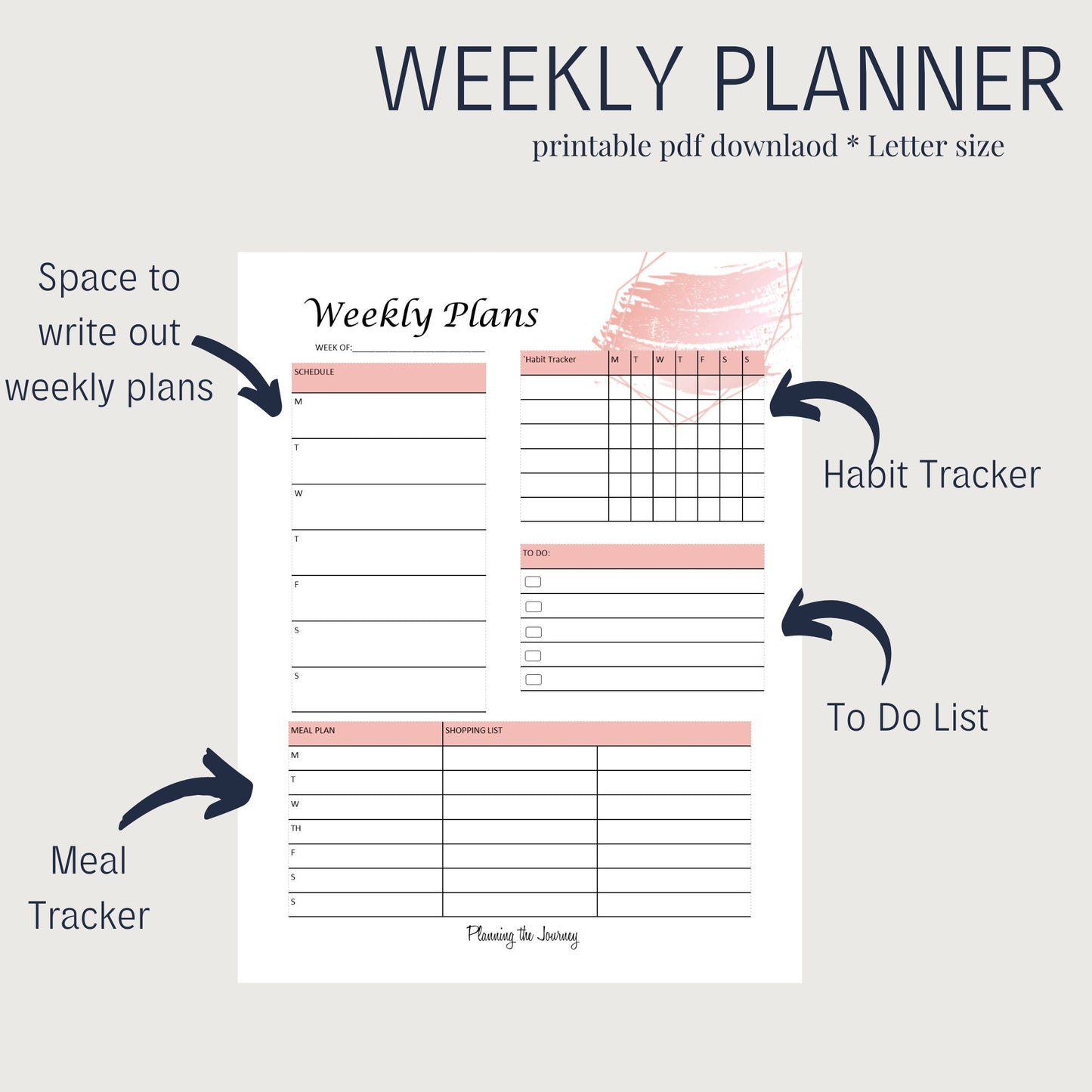 Printable Weekly Planner