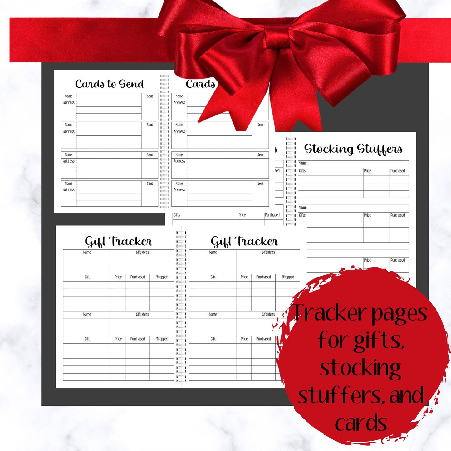 Christmas Planner - Tan Scene