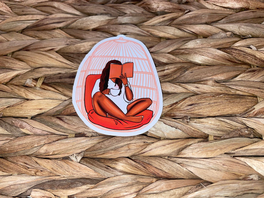 Orange Egg Chair Girlie
