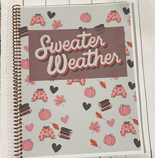 Sweater Weather Notebook