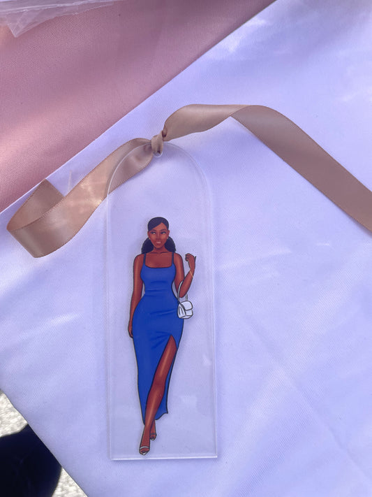 Blue Maxi It Girl- Acrylic Bookmark