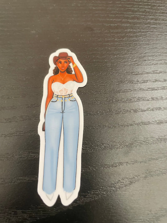 Cowgirl It Girl Sticker