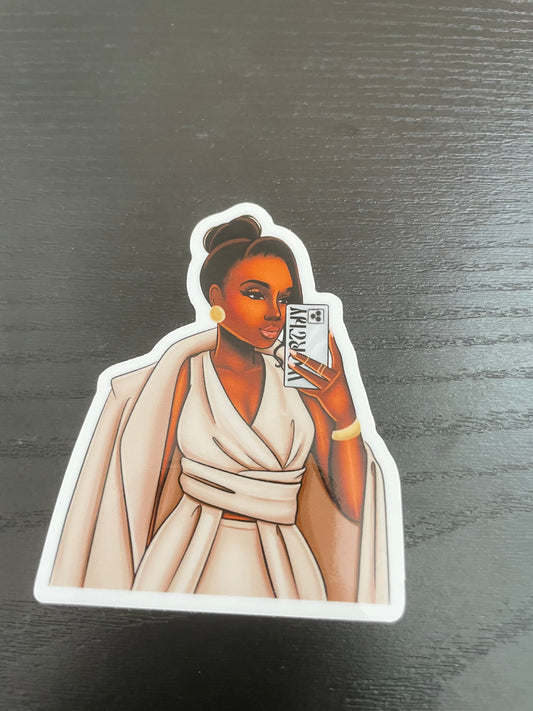Empowering It Girl Sticker