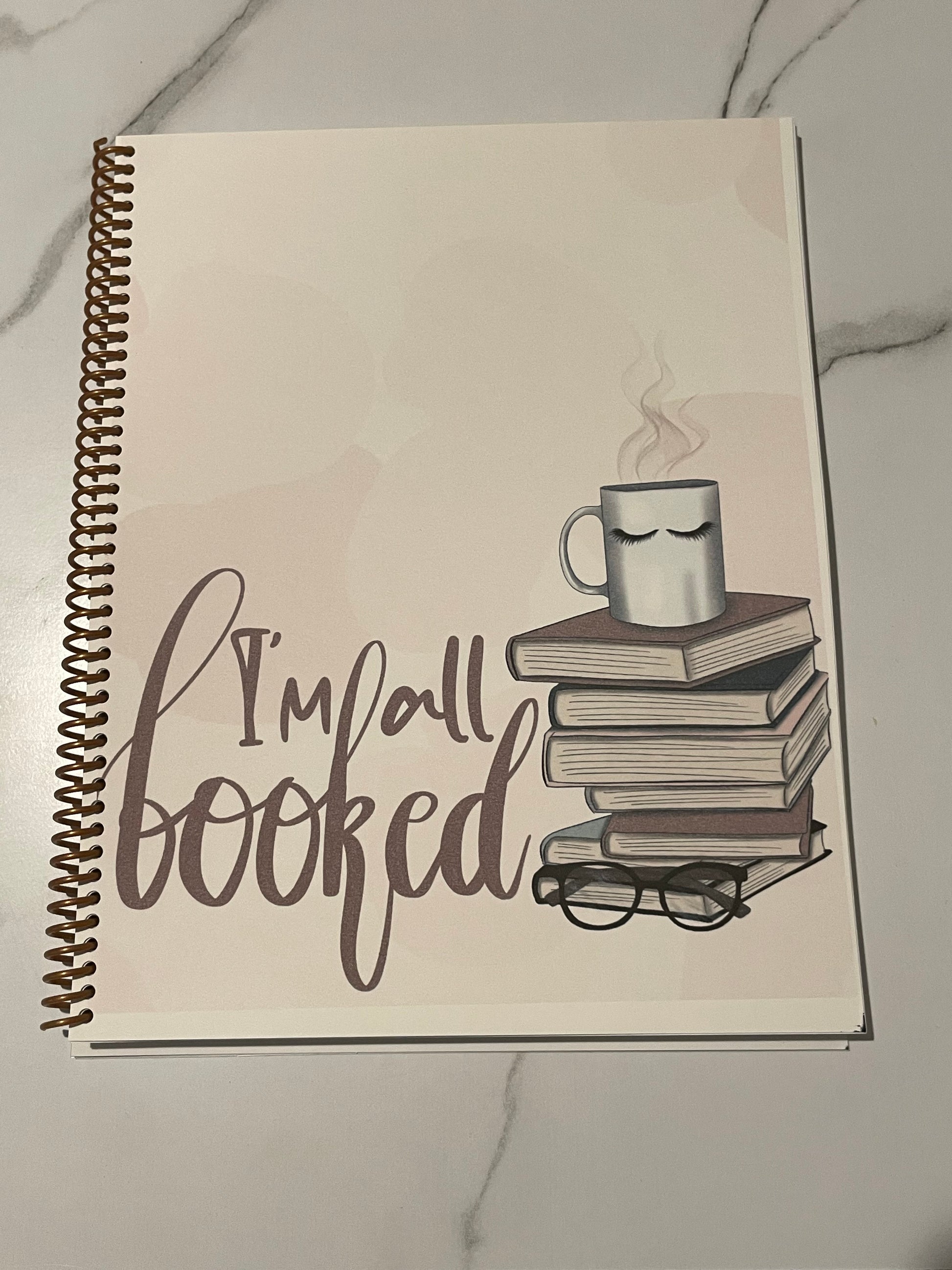 I'm All Booked Notebook – Planning the Journey