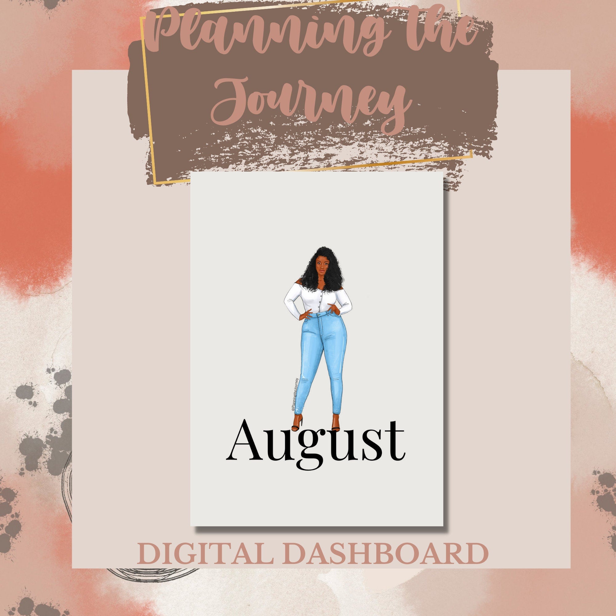 August Printable Map August Printable Planner Dashboard – Planning the Journey