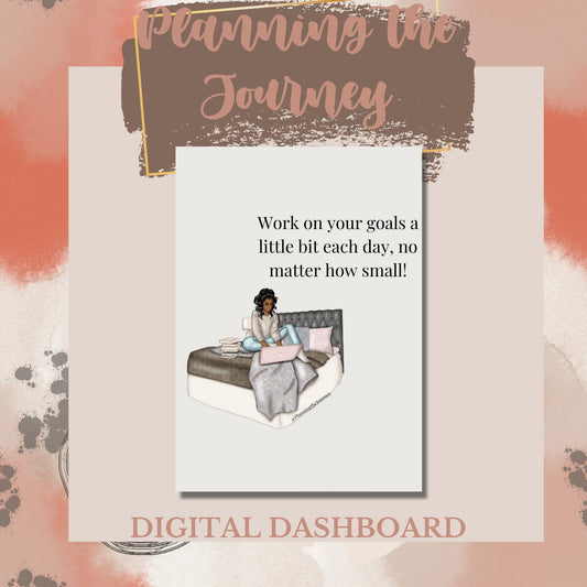 Work on your goals dashboard printable