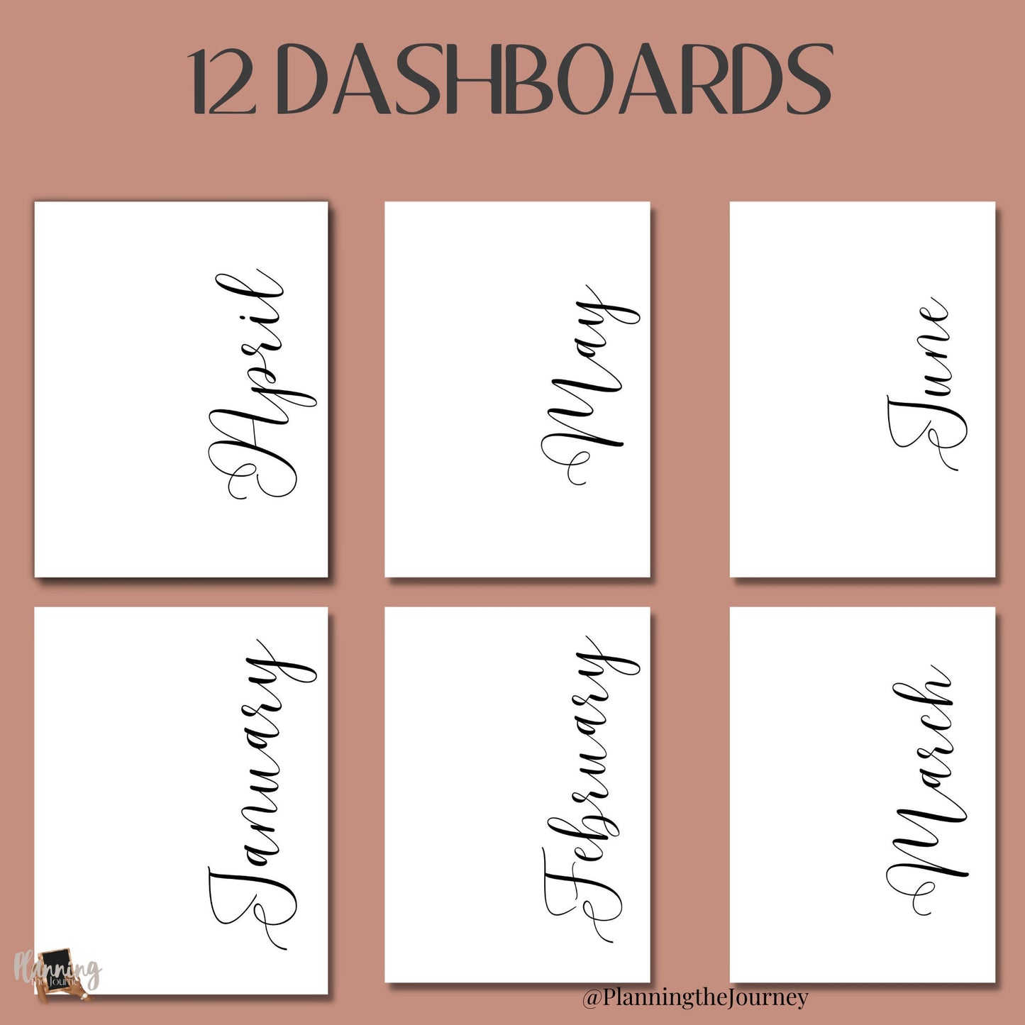 Monthly Dashboard Printables