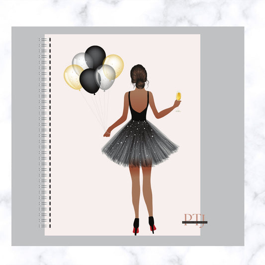 Balloons & Tutus 12 Month Undated Planner